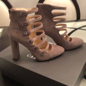 Suede Mary Jane Pumps